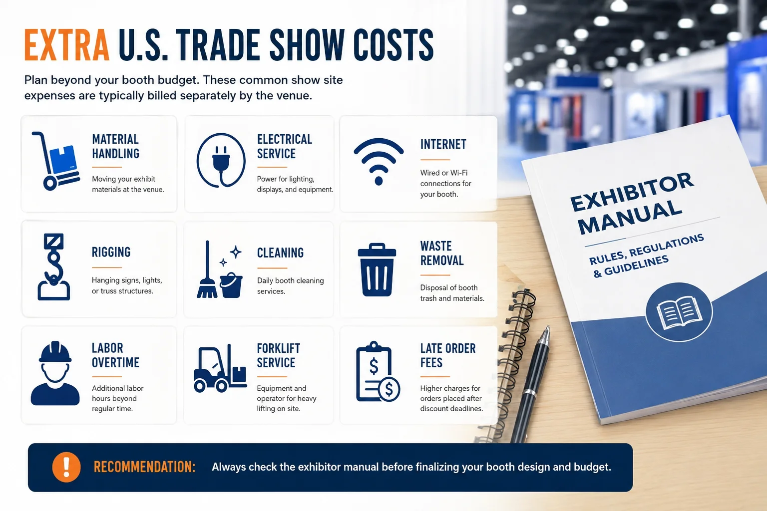 hidden trade show costs in the United States